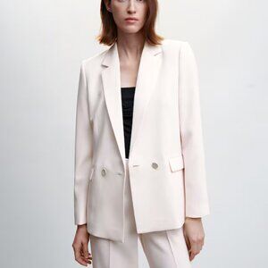 Mango Suit blazer with buttons Size XL